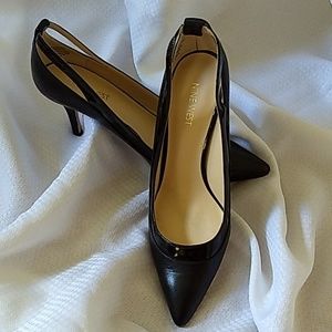 Nine West Kano Black Pointed Toe Pumps